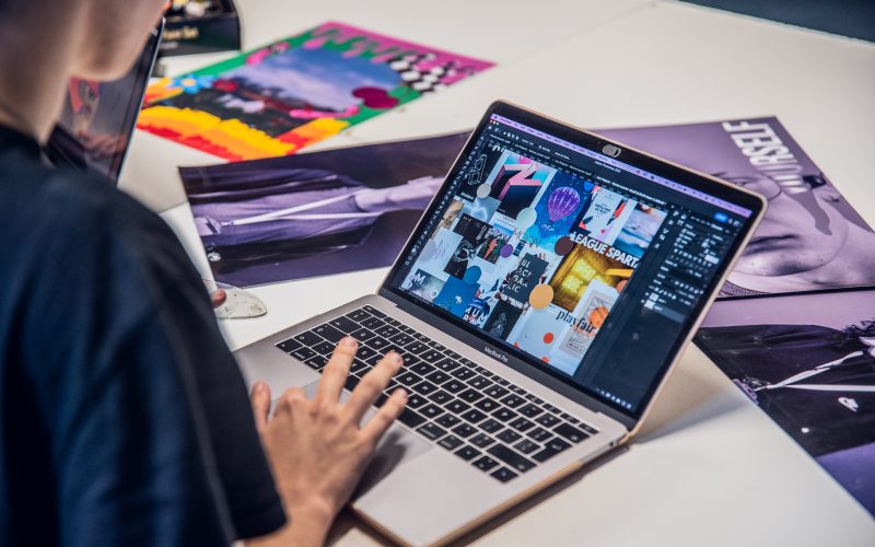 Graphic-design-student-working-on-laptop-1